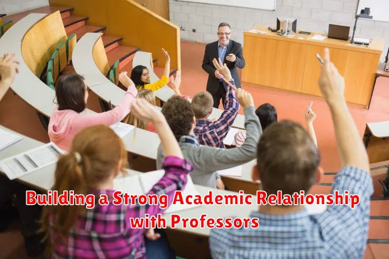 Building a Strong Academic Relationship with Professors