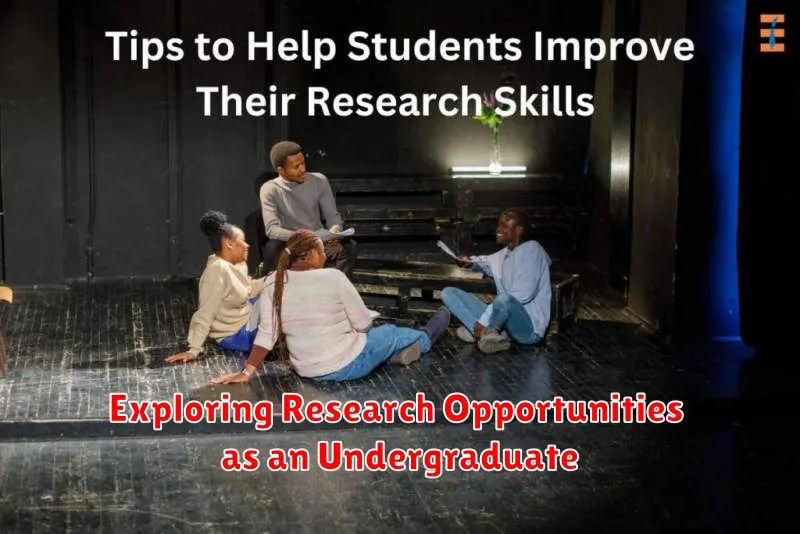 Exploring Research Opportunities as an Undergraduate