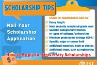 How to Apply for University Scholarships How to Apply for University Scholarships