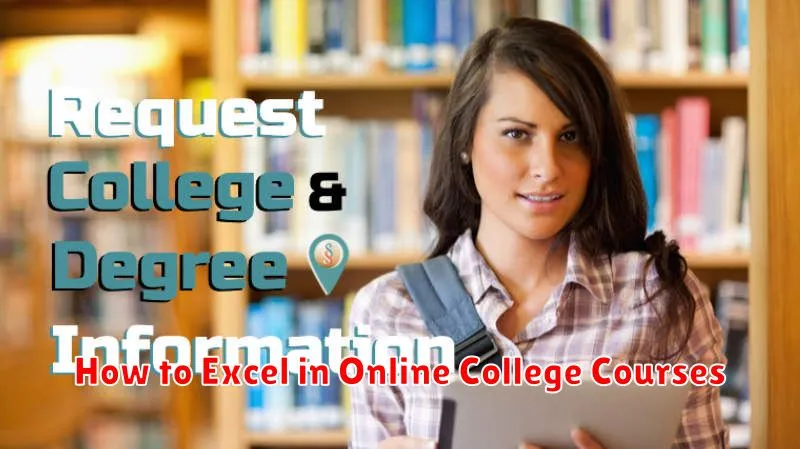 How to Excel in Online College Courses