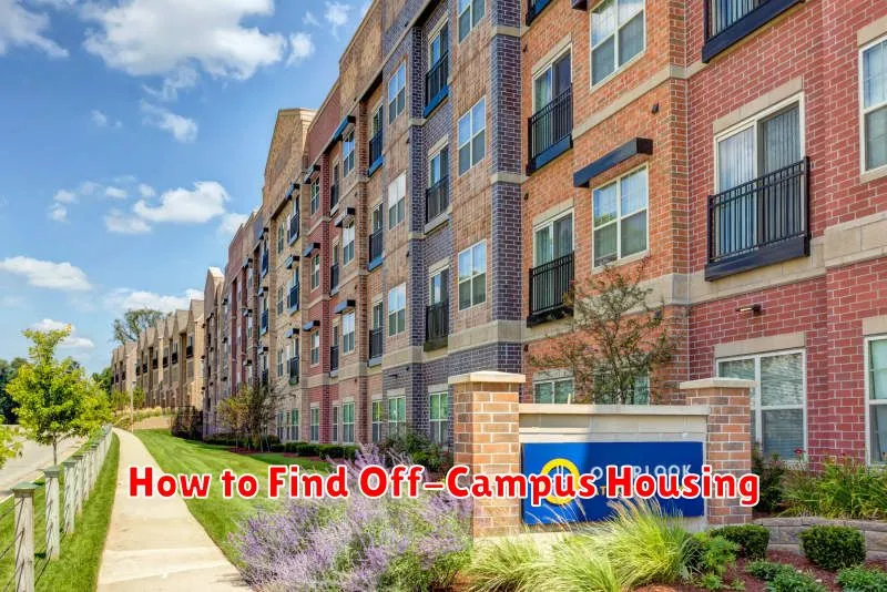 How to Find Off-Campus Housing