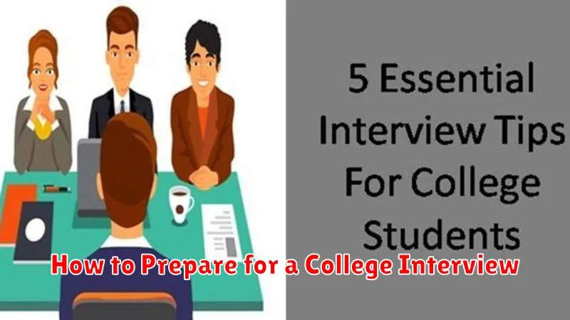 How to Prepare for a College Interview
